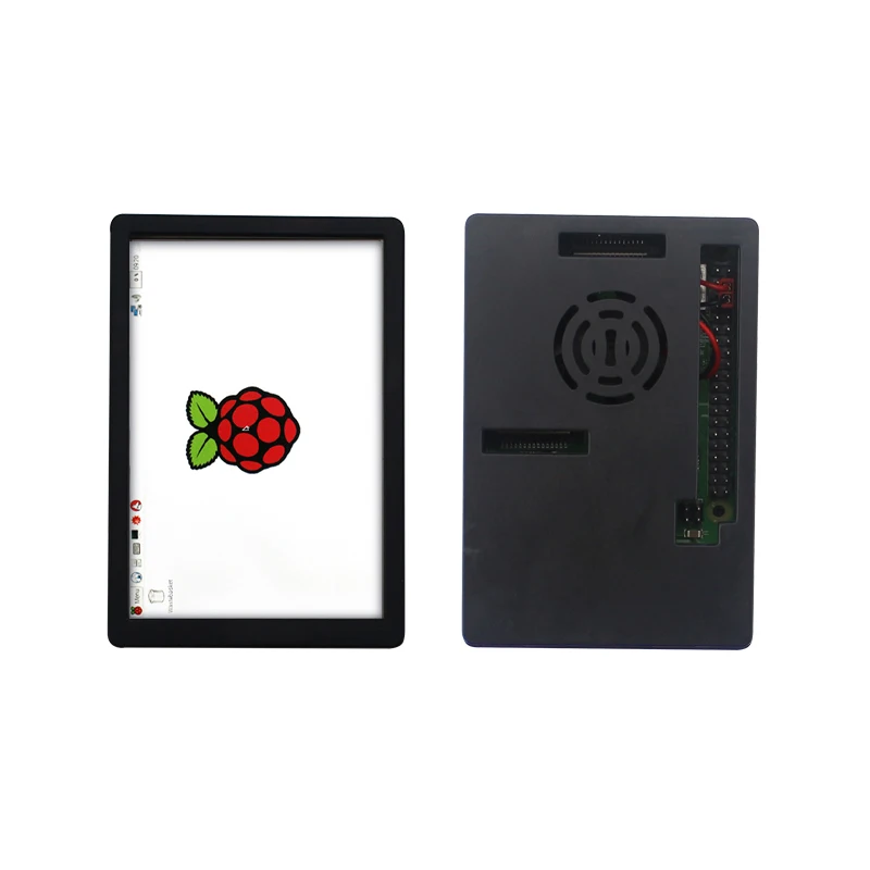 Raspberry Pi 3 Model B+ 3,5 дюймовый lcd ABS чехол с охлаждающим вентилятором Черный Серый Пластиковый корпус для Raspberry Pi 3B