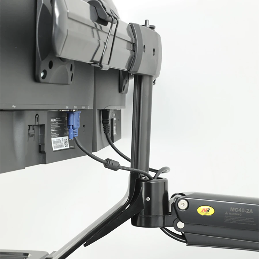 NB MC40-2A Ergonominc Sit Stand Workstation Wall