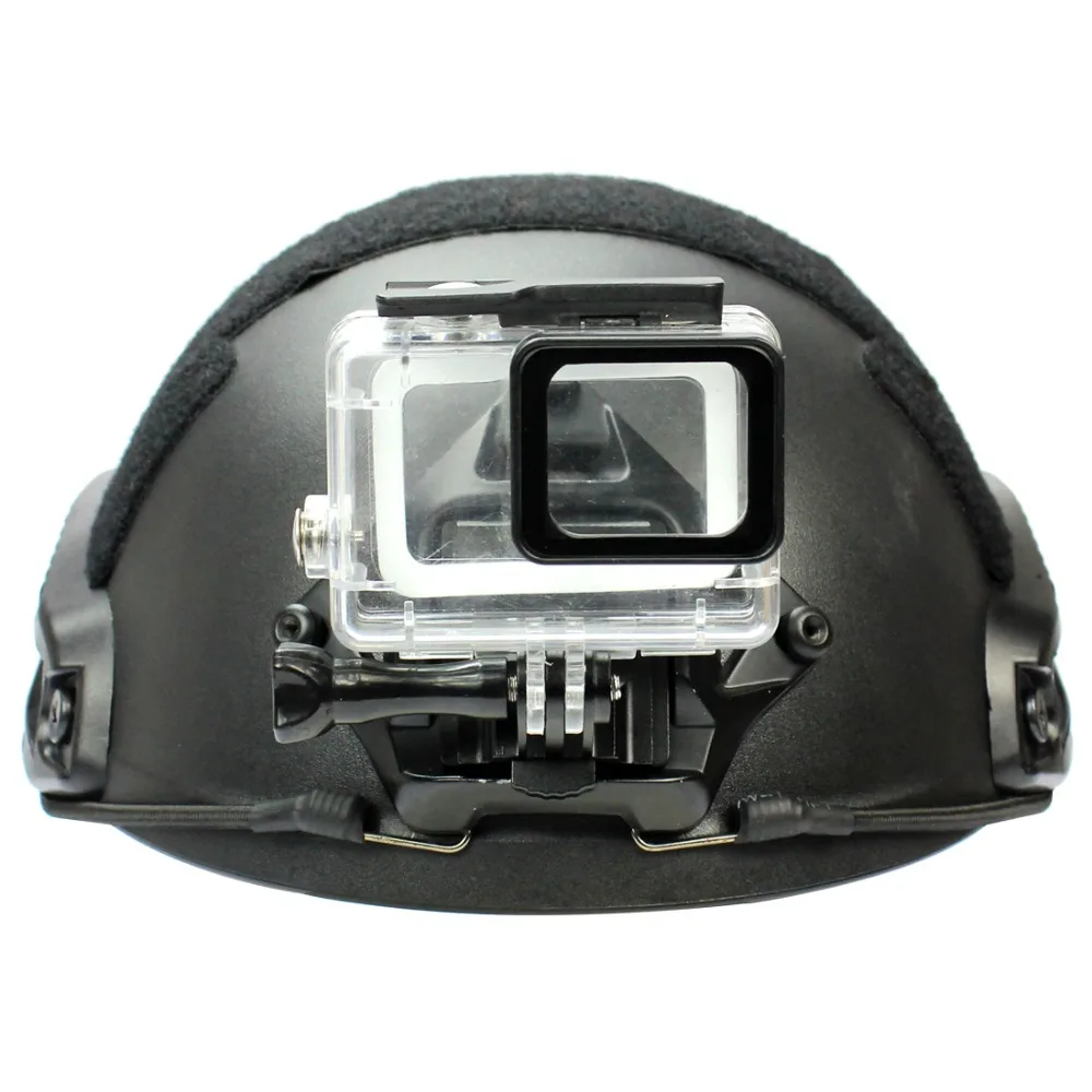Алюминиевый фиксатор для крепления на шлем для спортивной камеры, базовый держатель для GOPRO Hero 1 2 3 3+ 4 5 Session Xiao mi yi Sj