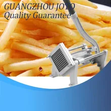 Хорошее качество ручной толчок овощей фруктов измельчитель бытовой легированной стали Картофельная полоса картофеля фри резак