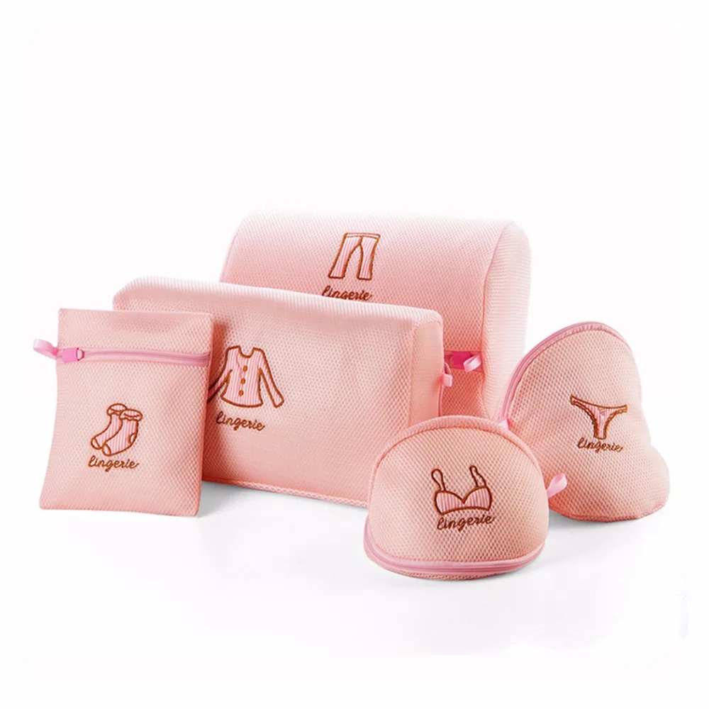 

Polyester Mesh Laundry Wash Bag Delicates Lingerie Bra Socks Underwear Clothes Washing Bags Pouch Clothes Protector Case