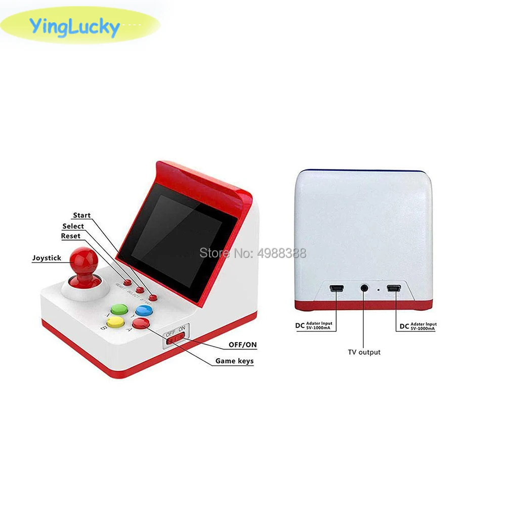 arcade mini 360 Video Games classical Family Game Console Portable Retro Mini Handheld Game Console 3 Inch 16bit Gift RETRO ARCA