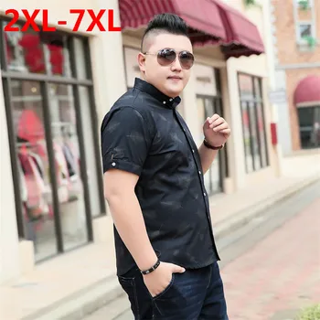 

2018 new Plus size 9XL 8XL 7XL 6XL Fashion Mens hawaiian social shirt camisa slim fit Flash sale casual short masculino praia