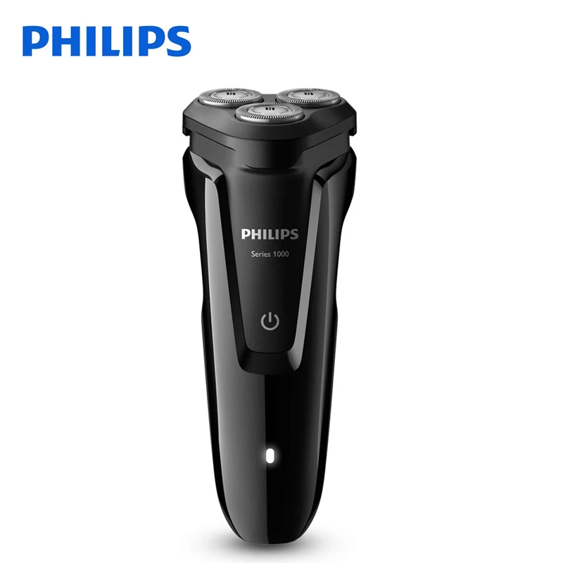 Электробритва Philips S1010 вращающаяся перезаряжаемая для мытья тела с тройными плавающими лезвиями для мужской электрической бритвы с индикатором - Цвет: Philips S1010