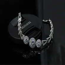 2 цвета Простой Высококачественный геометрический кубический циркон браслет подходит для женщин пара браслет новогодние подарки кристалл из австрийского