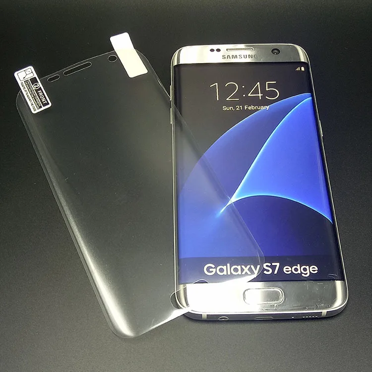 Для Samsung Galaxy S9 + S7 Edge S8 Plus S10 Защитная пленка для экрана Pet полное покрытие (не