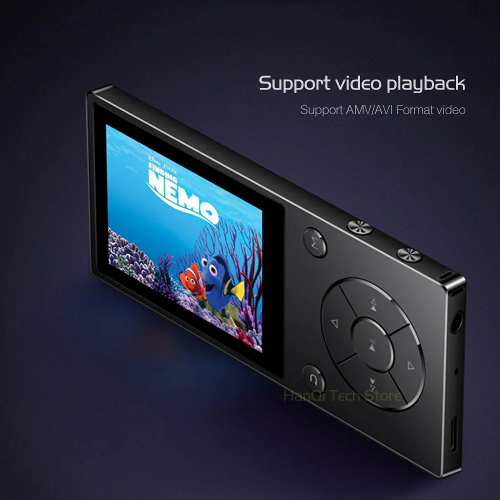 Новый оригинальный MP3 плеер RUIZU D11 с Bluetooth музыкальный 8 ГБ металлический со