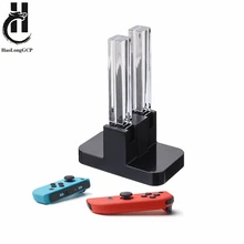 Светодиодный зарядная док-станция для nintendo Switch контроллер 4 в 1 док-станция зарядное устройство для Joy con геймпад джойстик для NS Switch игровая консоль