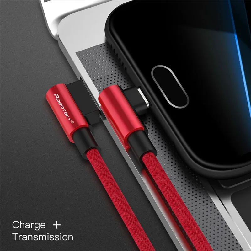2.4A USB Type C кабель для зарядки 90 градусов 3 1 передачи данных зарядное устройство код