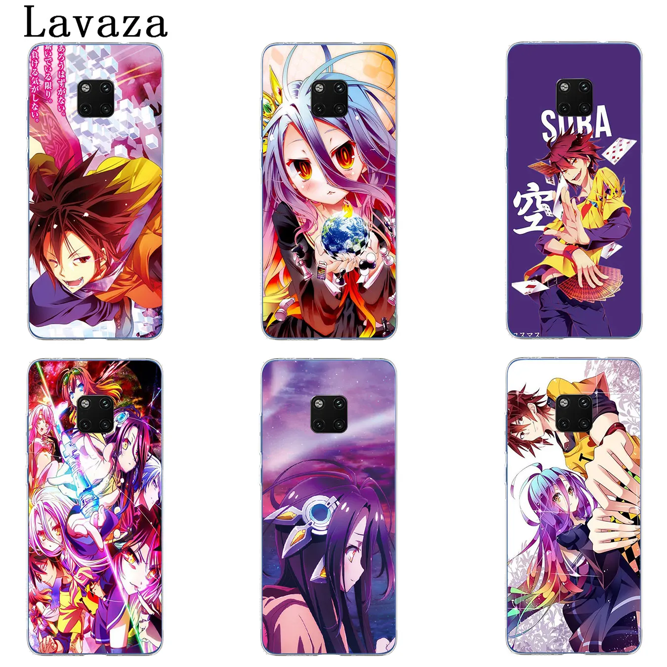 Жесткий чехол для телефона Lavaza No Game NO life аниме Huawei Mate 30 20 Pro 10 Lite Y6 Prime Nova 5I 4 3i 3 2i 2