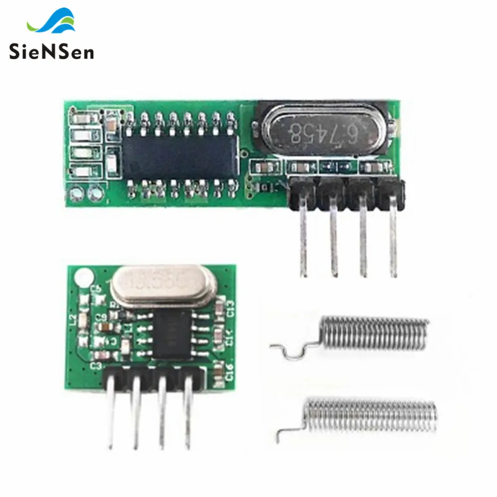 

10Pcs/lot Wireless Receiving and Transmitting Module Anti-theft Alarm Smoke Detector Module 433.92MHz Superheterodyne RF Module