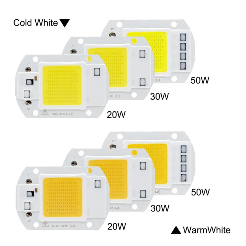 RAYWAY светодиодный чип COB лампа высокой Мощность 20w 30w 50w 100w IP65 умная ИС(интеграционная схема) подходит для DIY светодиодный прожектор светильник Холодный белый/теплый белый/белый