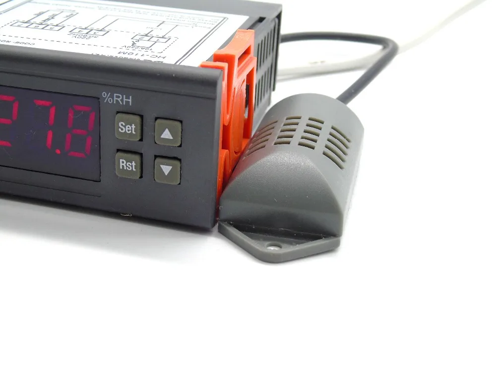 

220VAC 30A intelligent Humidity Controller Regulator Switch with Dehumidification Humidification
