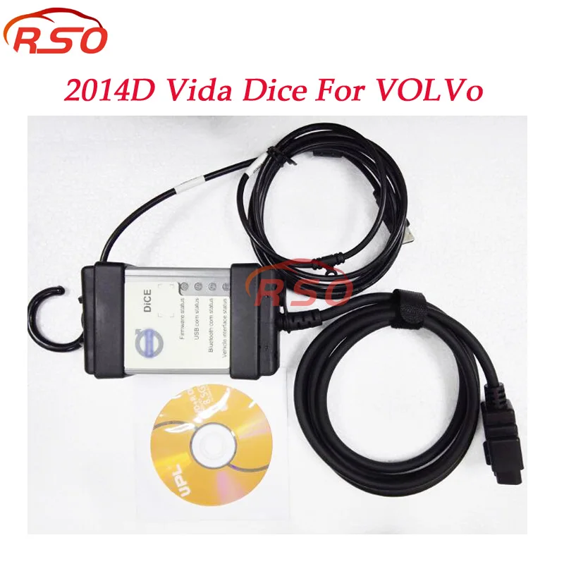 

RoyalStar 2014 D Vida Dice For Volvo Professional Diagnostic Scanner Vida dice with full chip Multi-language free ship