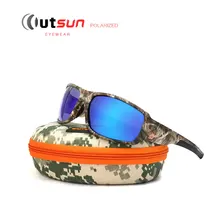 OUTSUN 2017 Polarized Sunglasses Men Women Sport fishing Driving Sun glasses Brand Designer Camouflage Frame De Sol