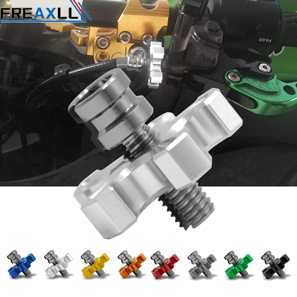 

Universal Motorcycle CNC Aluminum Clutch Cable Wire Adjuster For HONDA KTM SUZUKI YAMAHA STREET BIKE Sports Bike Dirt Bike
