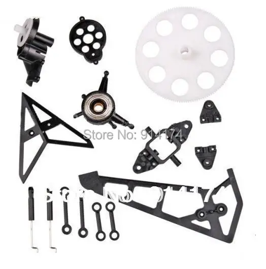 Wltoys V913 2 4G 4 канала R/C комплект запасных частей для вертолета основная Шестерня +