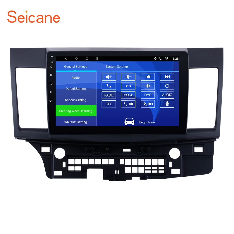 

Seicane 10.1" 2din Android 10.0/9.0 Touchscreen GPS Navigation Radio for 2008-2015 Mitsubishi Lancer-ex with FM Bluetooth WIFI