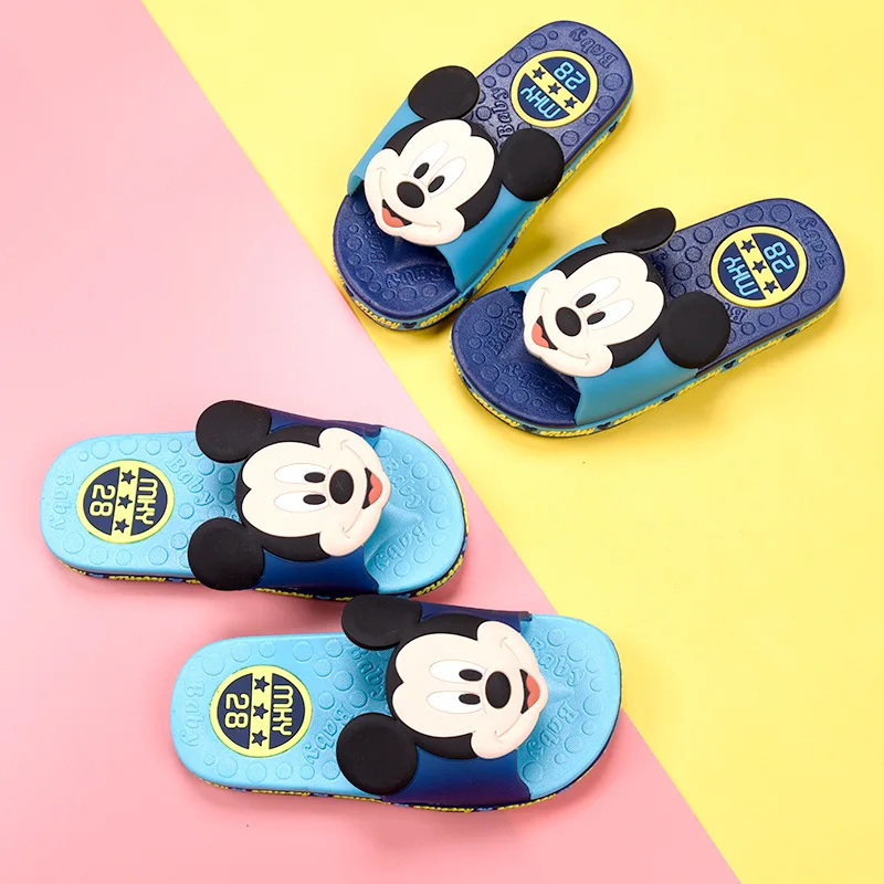 Children's slippers Xiajishushi cartoon baby slippers at home soft bottom non-slippery boy slippers Children's slippers Xiajishushi cartoon baby slippers at home soft bottom non-slippery boy slippers