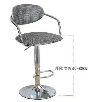 Real wood bar chair. American vintage bar stool. European high stool..013