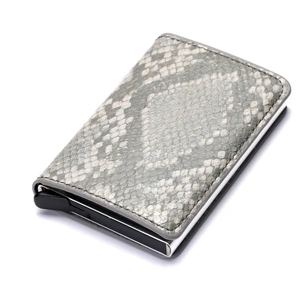

Unisex Aluminum Box Credit Card Wallets RFID Blocking High Quality Slim Card Holders Solid Colorful Wallet Organizer Wallets