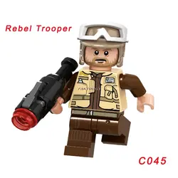 Lele/Rebel Trooper войны клонов сезон штурмовика Rebel пилот первый заказ Flametrooper Starwars Building Block рисунок C045