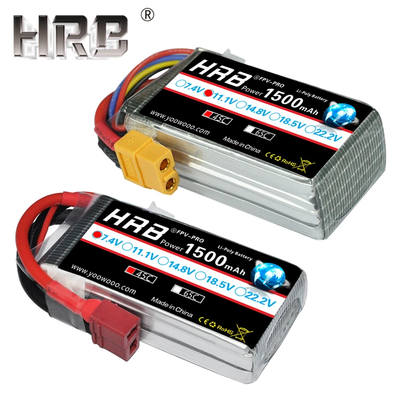 HRB 2S 7.4V 1500mAh 45C Lipo HRB 2S 7.4V 1500mAh 45C Lipo