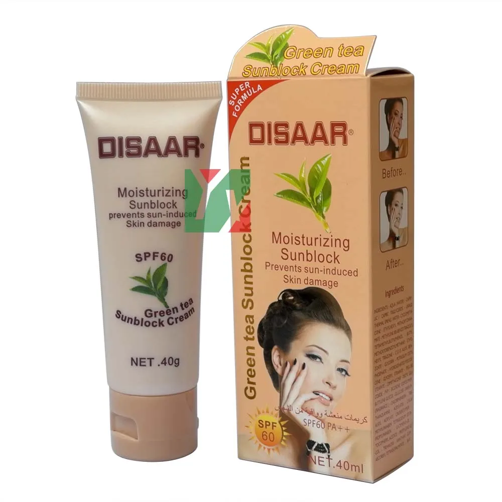 wholesale Green Tea Sunblock cream SPF 60 Moisturizing