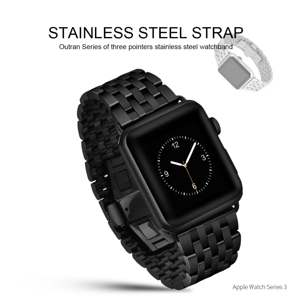 HOCO, стиль, браслет, ремешок для часов Apple Watch, серия 4, 3, 2, 1, 44 мм, 40 мм, 42 мм, 38 мм, с большой двойной бабочкой