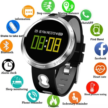

2019 Waterproof Bluetooth 4.0 Smart Bracelet With 0.95 Inch OLED Color Screen G-sensor Call Reminder Smartwatch New for menwomen