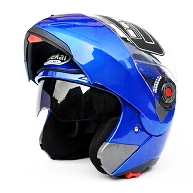 Мотоциклетный JK105 флип-ап шлем мотоциклетный защитный головной убор шлемы гоночные двойные линзы солнцезащитный козырек в горошек ece шлемы+ перчатки