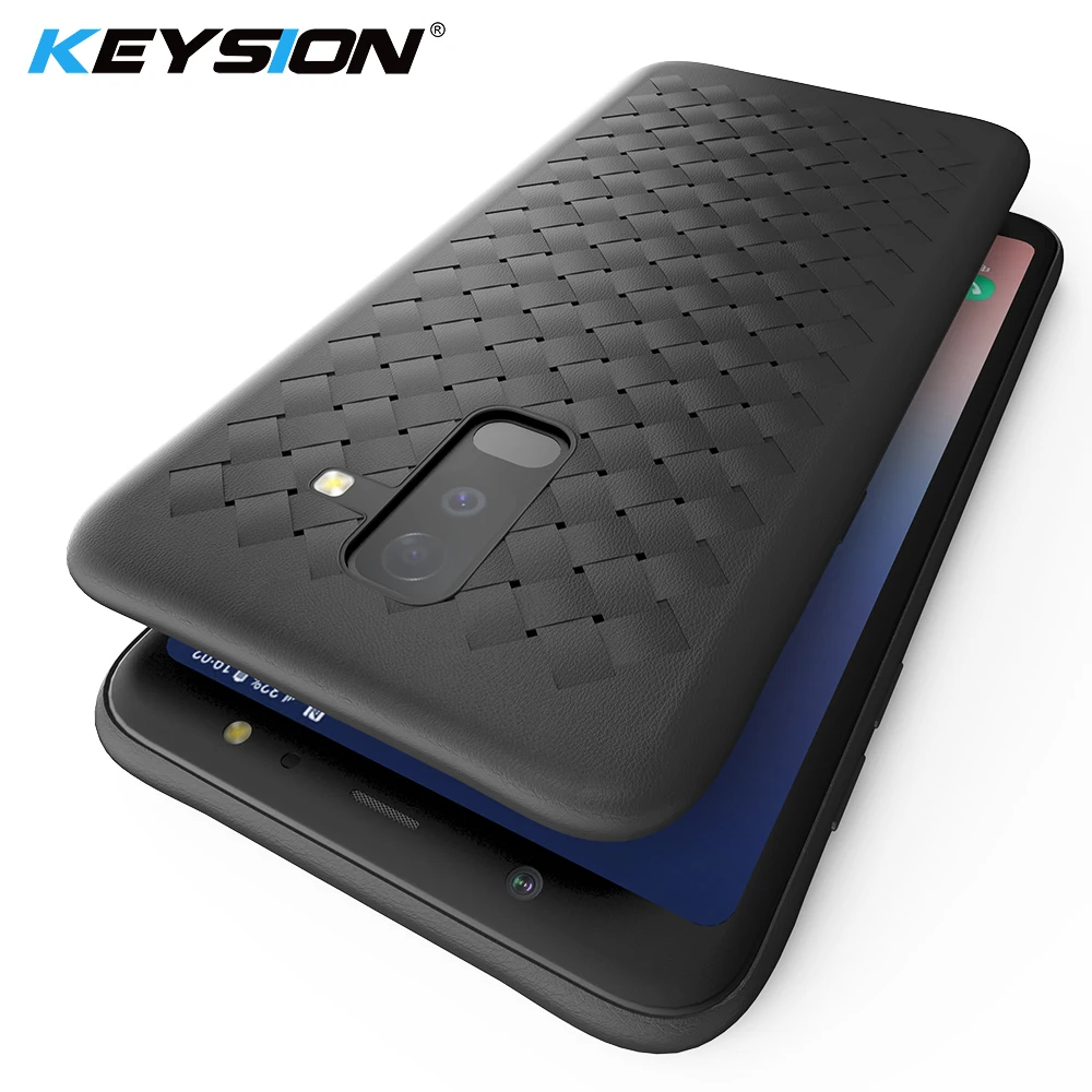 KEYSION супер мягкий чехол для телефона Samsung Galaxy A6 Plus 2018 Роскошные тканевые Чехлы в