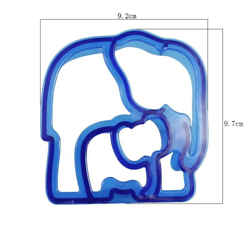 Головоломка Форма Сэндвич форма резак Дельфин медведь автомобиль собака форма выпечки торт форма для хлеба или тоста чайник сэндвич резак кухонный инструмент - Цвет: elephant