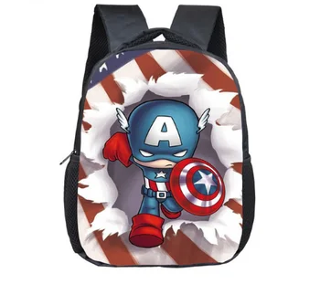 

12 Inch Super hero Iron Man Backpack Schoolbags Girls Boys Children School Bags Kindergarten Toddler Backpack