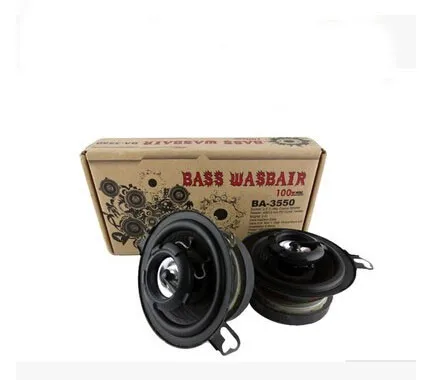 Tamehome mini car speaker 1 pair of 3 5 inch black coaxial car speakers common to
