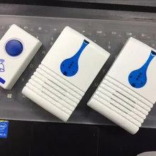 Беспроводной дверной звонок домашний музыкальный дверной звонок дистанционный дверной звонок старый человек пейджер один для двух 5011D