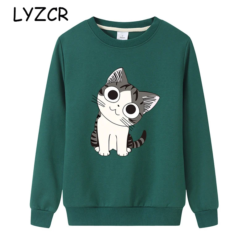 

Lyzcr Causal Women'Funny Print Sweatshirt For Womem Loose Pullover Sweatshirt Women Spring 2019 Basic Sweatshirts Women To