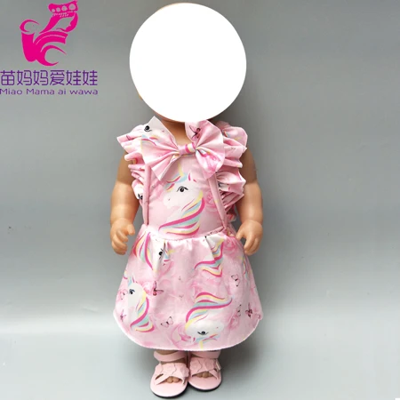 18 дюймов американская Кукла Одежда на одно плечо расклешенные Штаны кукла рубашка в полоску и джинсы красивые Штаны для куклы - Цвет: A3