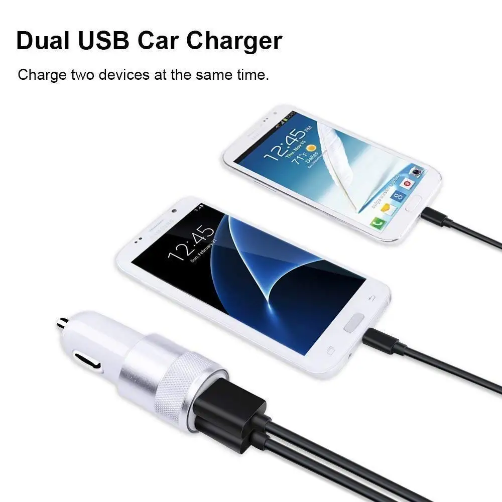 USB Автомобильное зарядное устройство адаптер питания быстрое автомобильное со