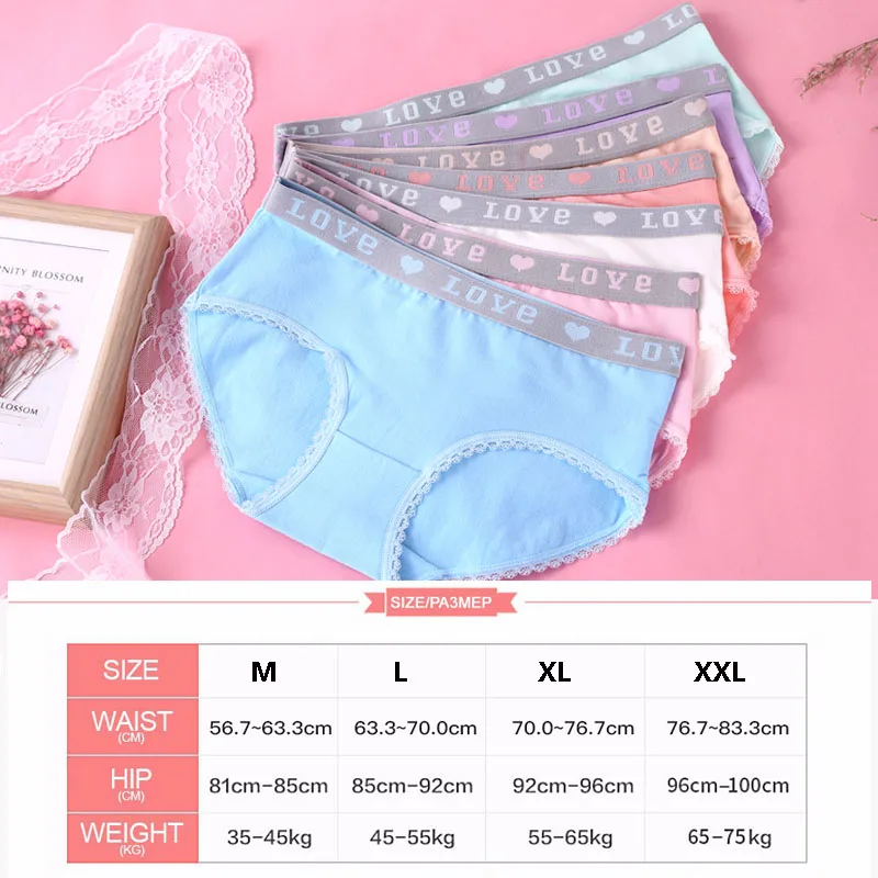 Feilibin 7 Pcs/Lot Cotton Sexy Women Panties Soft Lovely Girls Briefs Plus Size XXL Underwear Week Days Panties for Women Feilibin 7 Pcs/Lot Cotton Sexy Women Panties Soft Lovely Girls Briefs Plus Size XXL Underwear Week Days Panties for Women