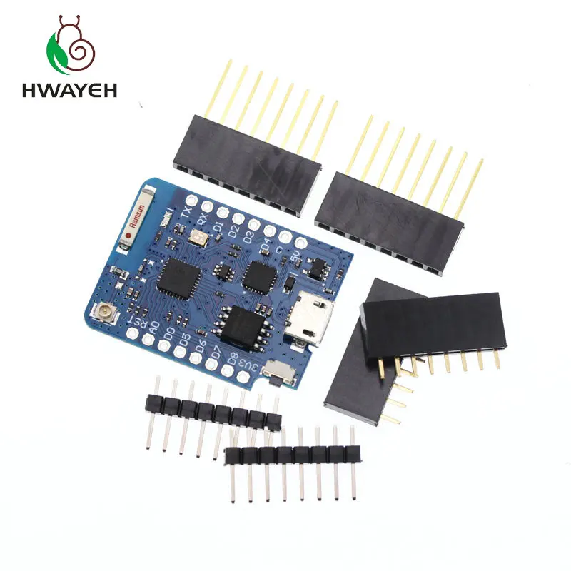 Внешняя антенна WEMOS D1 Mini Pro 16 Мб разъем NodeMCU на базе ESP8266 поддержка Wi Fi макетная