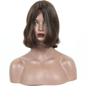

Jewish Wigs Kosher European Hair Wig Natural Wavy Short Bob Human Hair Wigs For Women Virgin Hair Free Shipping
