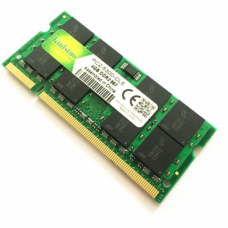 Kinlstuo оперативная память ddr2 4 ГБ 800 МГц pc2-6400 ddr2 rams 4 Гб 667 PC2-5300 sodimm ноутбук 4 Гб ddr2 память совместима с 2 Гб