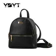 Ybyt marke 2017 neue kleine feste adrette rucksack frauen einkaufen rucksäcke damen berühmte designer reisetasche