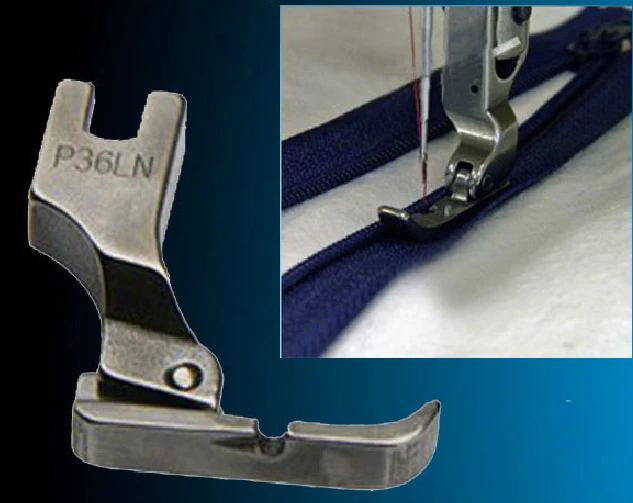 Industrial sewing machine parts of industrial electric vehicles presser foot left sided zipper