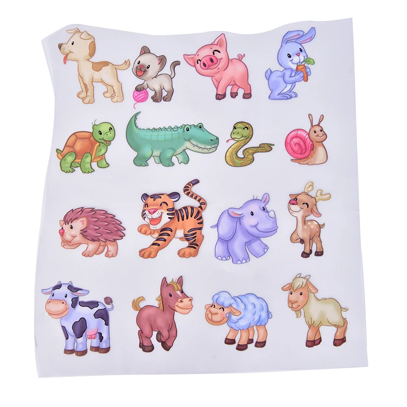 

1pc Cute Little dog Ironing Sticker Small Squirrel Animal Patches Washable Heat Transfers Diy Clothes Jeans Appliques