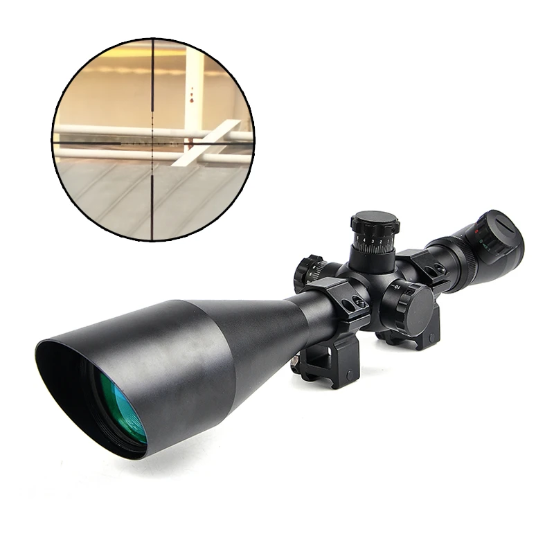 LEUPOLD 6 24X60 Hunting Rifle Scopes Mil Dot Red Green Illumination