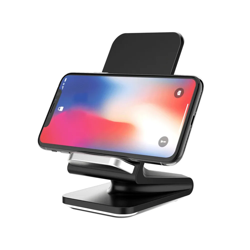 QI Беспроводное быстрое зарядное устройство для iPhone 8/8 Plus/X Samsung Glaxy Google Nexus Nokia