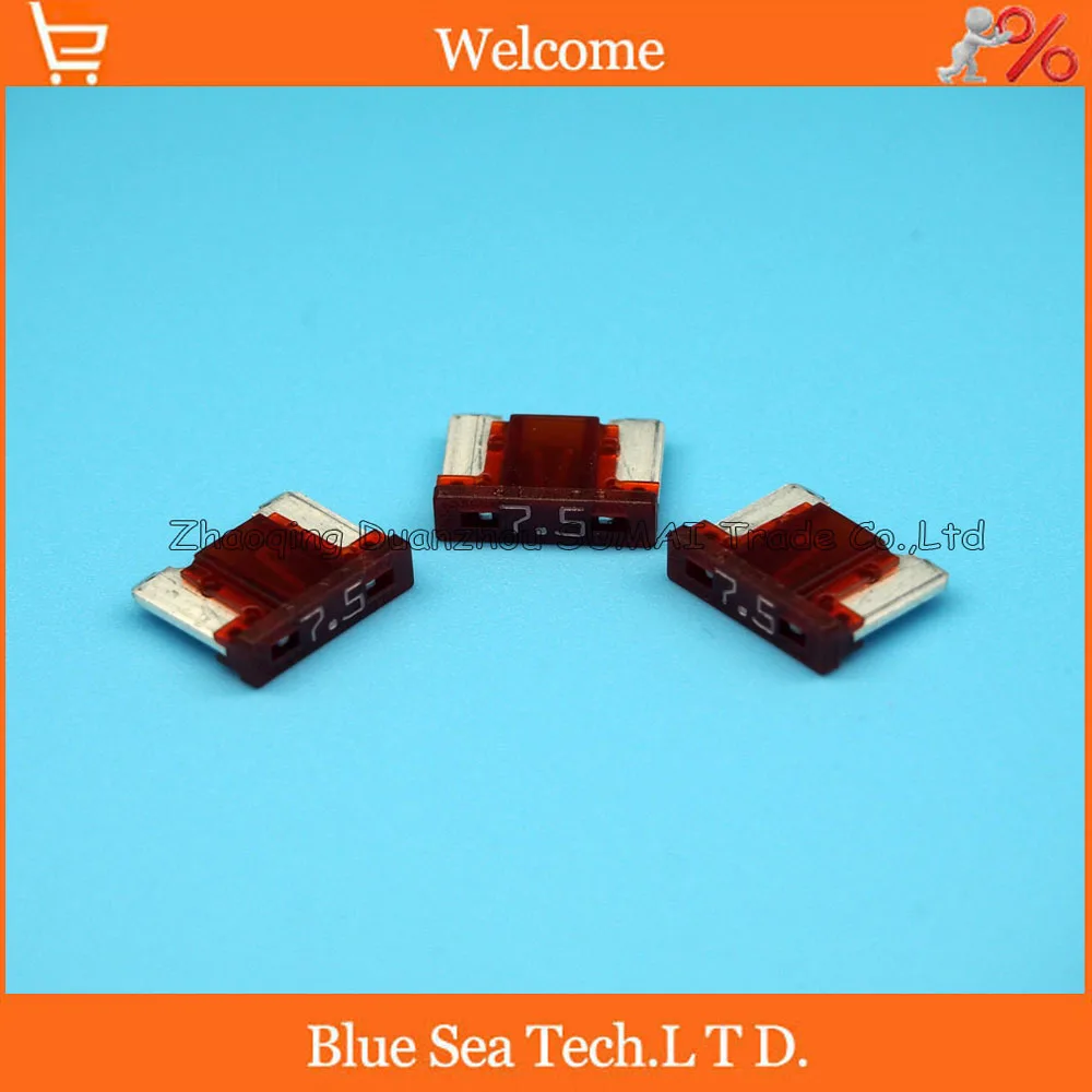 

7.5A 32 VDC Original mini type auto fuse,Japan PEC car fuses for Honda Toyota Audi VW etc.Automotive fuse