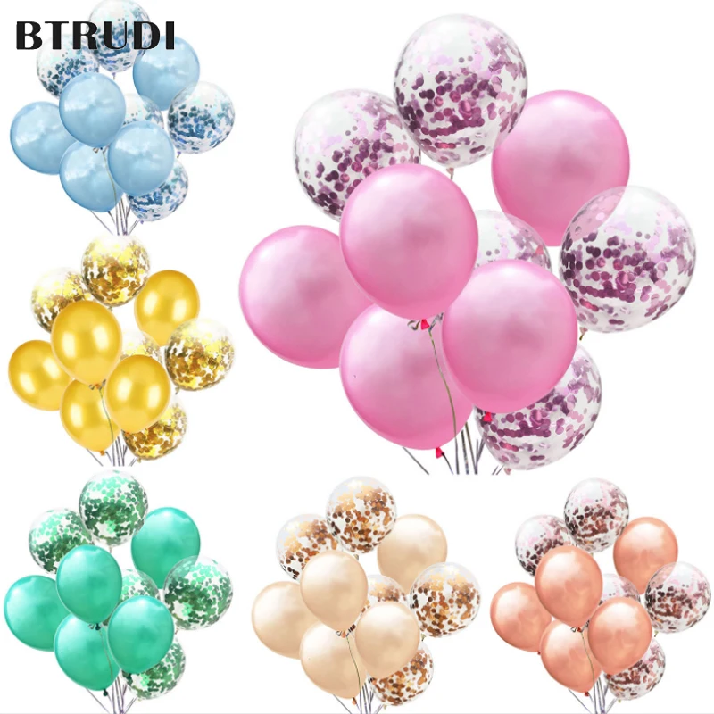 

BTRUDI Sequinned balloon suit 12 inch 10/30/50 /lot mariage birthday decorations kids adult baby shower Holiday decoration